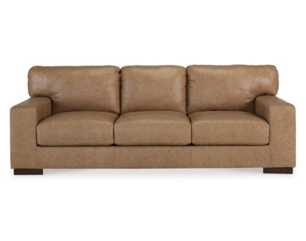 Ashley Lombardia Tumbleweed Leather Sofa large image number 1