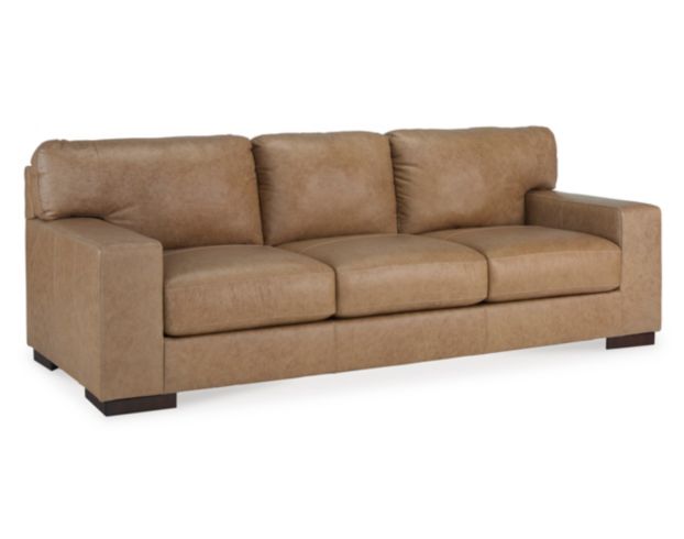 Ashley Lombardia Tumbleweed Leather Sofa large image number 2
