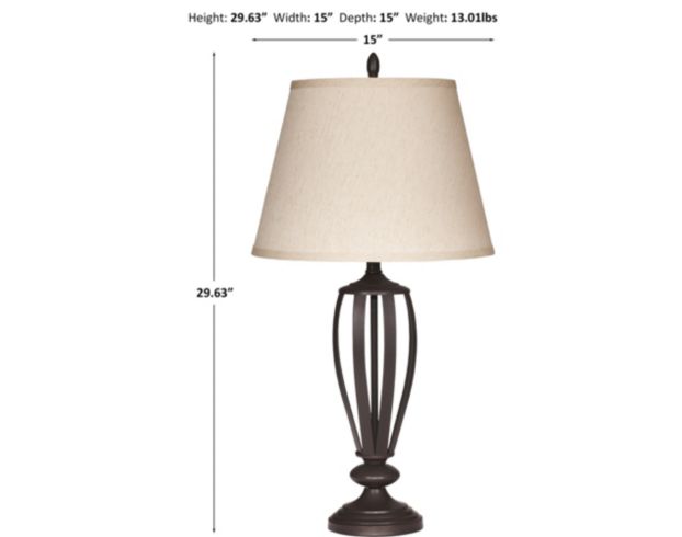 Ashley Mildred Table Lamp Set large image number 6
