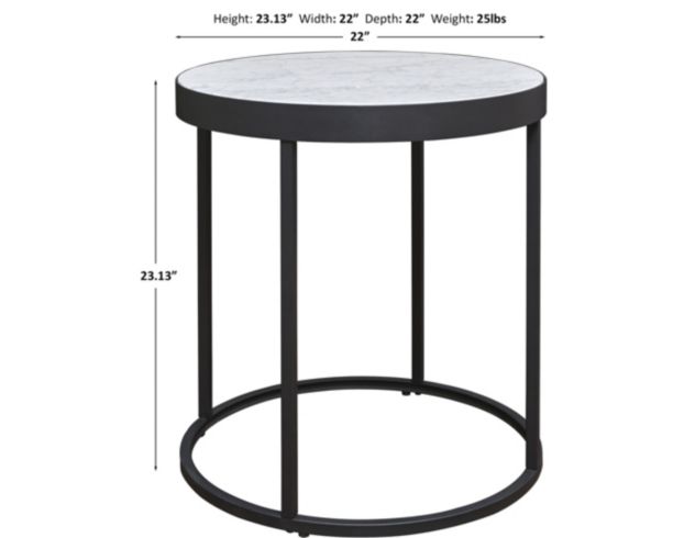 Ashley Windron Round End Table large image number 6