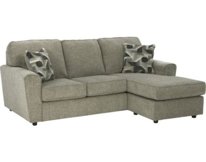 Ashley Cascilla Pewter Sofa Chaise