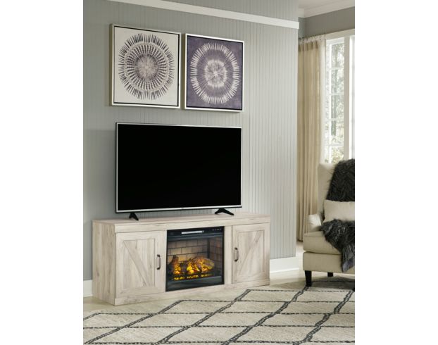 Ashley Bellaby Whitewash 60-Inch Fireplace TV Stand large image number 6