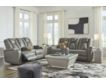 Ashley Mancin Gray Reclining Console Loveseat small image number 2