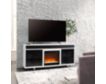 Ashley Gardoni White TV Stand w/ Fireplace small image number 4