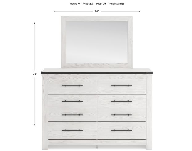 Ashley Schoenberg Dresser with Mirror large image number 8