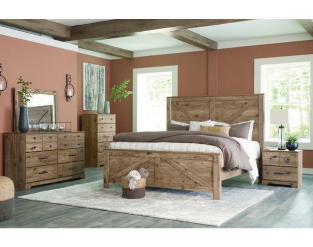 Ashley Shurlee King Bed large image number 4