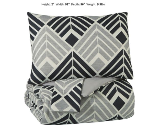 Ashley Ellowyn 3-Piece Queen Comforter Set large image number 5