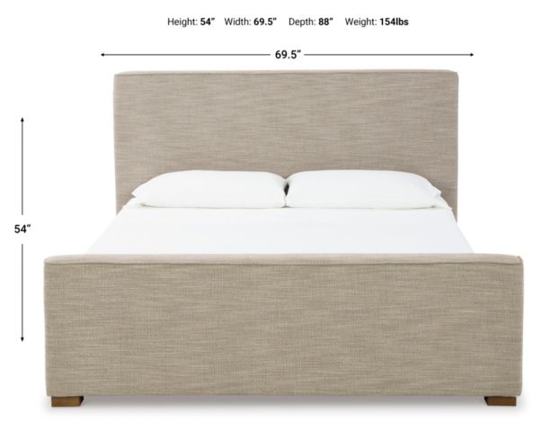 Ashley Dakmore Queen Bed large image number 10