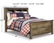 Ashley Trinell Full Storage Bed small image number 3