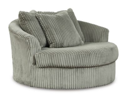 Ashley Lindyn Oversized Fog Swivel Chair