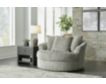 Ashley Lindyn Oversized Fog Swivel Chair small image number 6
