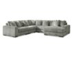 Ashley Lindyn 5-Piece Fog Sectional with Right Chaise small image number 1