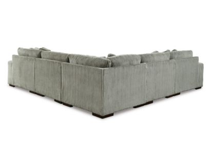 Ashley Lindyn 5-Piece Fog Sectional with Right Chaise