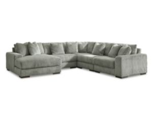 Ashley Lindyn 5-Piece Fog Sectional with Left Chaise