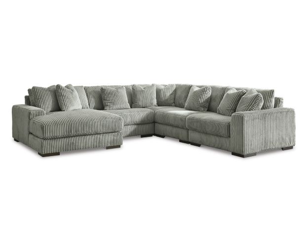 Ashley Lindyn 5-Piece Fog Sectional with Left Chaise large image number 1