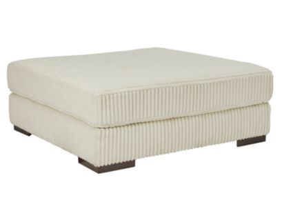 Ashley Lindyn Oversized Ivory Ottoman