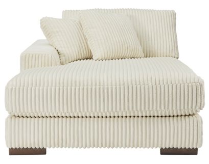 Ashley Lindyn Ivory 5-Piece Sectional with Left Chaise