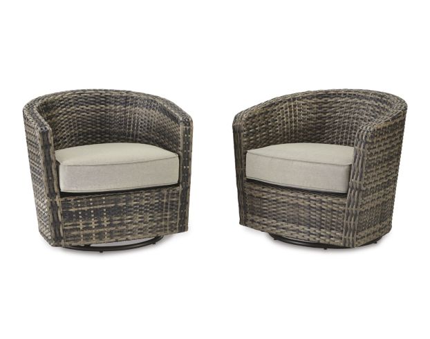 Ashley Coulee Mills Swivel Club Chairs (Set of 2) large image number 3