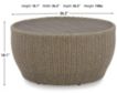Ashley Danson Round Coffee Table small image number 5