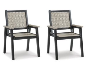 Ashley Mount Valley Arm Chairs (Set of 2)