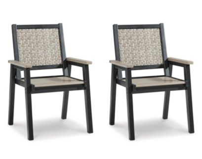 Ashley Mount Valley Arm Chairs (Set of 2)