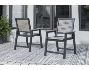 Ashley Mount Valley Arm Chairs (Set of 2)
