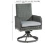 Ashley Elite Park Swivel Chairs (Set of 2) small image number 7