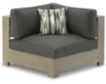 Ashley Citrine Park Corner Chair small image number 1