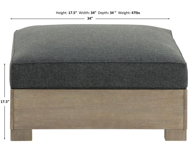 Ashley Citrine Park Outdoor Ottoman large image number 6