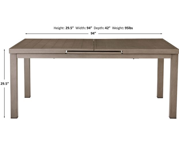 Ashley Beach Front Extendable Dining Table large image number 8