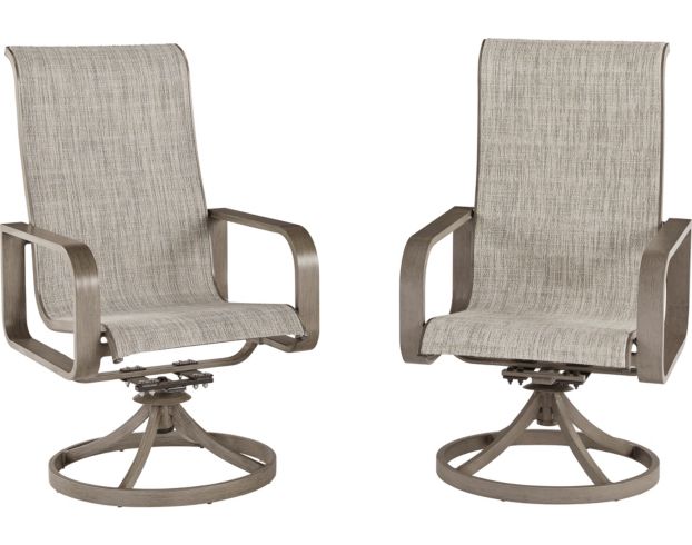 Ashley Beach Front Swivel Sling Chairs (Set of 2) large image number 1