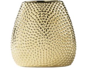 Ashley Efim 8-Inch Gold Vase
