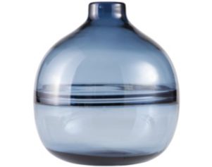 Ashley Lemmitt 8.5-Inch Blue Vase