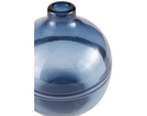 Ashley Lemmitt 8.5-Inch Blue Vase