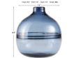 Ashley Lemmitt 8.5-Inch Blue Vase small image number 5