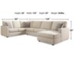 Ashley Edenfield 3-Piece Sectional with Right Chaise small image number 10