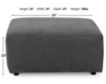 Ashley Edenfield Oversized Charcoal Ottoman small image number 8