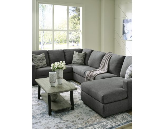 Ashley Edenfield Gray 3-Piece Sectional with Right Chaise large image number 8