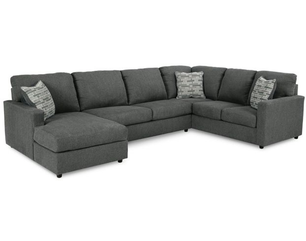 Ashley Edenfield Gray 3-Piece Sectional with Left Chaise large image number 1