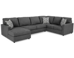 Ashley Edenfield Gray 3-Piece Sectional with Left Chaise