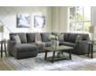 Ashley Edenfield Gray 3-Piece Sectional with Left Chaise small image number 4
