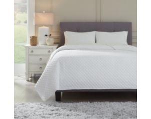 Ashley Ryter White 3-Piece Queen Coverlet