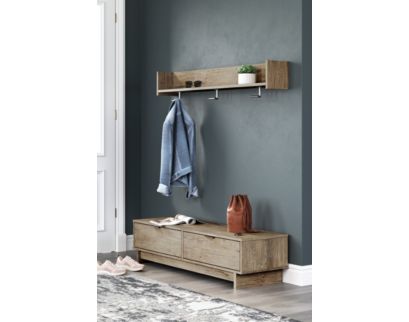 Ashley Oliah Coat Rack With Shelf