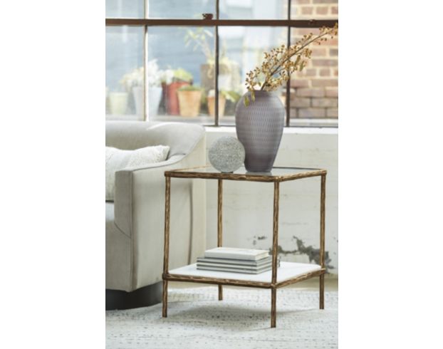 Ashley Ryandale Brass Accent Table large image number 3
