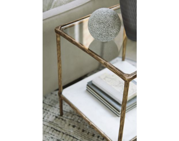 Ashley Ryandale Brass Accent Table large image number 4