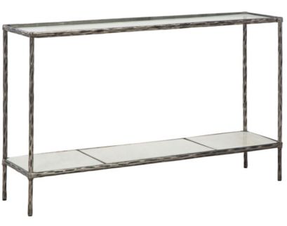 Ashley Ryandale Pewter Sofa Table