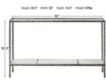 Ashley Ryandale Pewter Sofa Table small image number 7