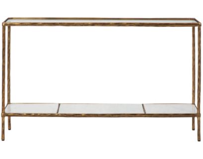 Ashley Ryandale Brass Sofa Table