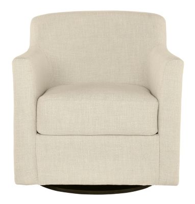 Ashley Bradney Linen Swivel Chair | Homemakers