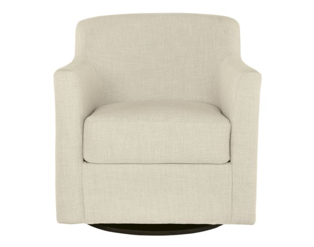 Ashley Bradney Linen Swivel Chair large image number 1
